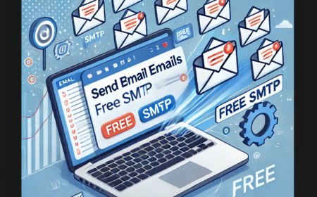 create a bulk email sender using free SMTP services like Gmail